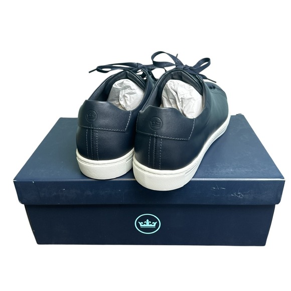 Peter Millar Vantage Lite Sneakers Navy Mens 10 Golf Casual‎ Shoes New In Box - Picture 5 of 13